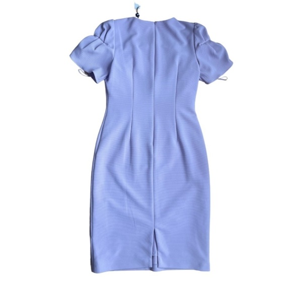 NWT Badgley Mischka Short Sleeve Midi Dress in Lavender - Picture 6 of 9